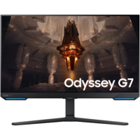 SAMSUNG 80cm/32'' (3840x2160) Samsung Odyssey G7 S32BG700EU 16:9 1ms IPS HDMI 2xDisplayPort VESA Pivot Speaker 4K 144Hz Gaming Black (LS32BG700EUXEN)