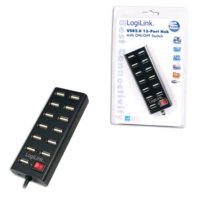 LogiLink LogiLink UA0126 13 Portos USB HUB fekete (UA0126)