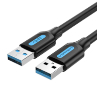 Vention Vention CONBD USB kábel 0,5 M USB 3.2 Gen 1 (3.1 Gen 1) USB A Fekete (CONBD)