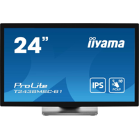 Iiyama iiyama ProLite számítógép monitor 60,5 cm (23.8") 1920 x 1080 pixelek Full HD LED Érintőképernyő Fekete (T2438MSC-B1)