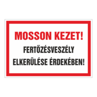 N/A Mosson kezet! fertõzésveszély elkerülése érdekében! (DKRF-FER-2487-3)