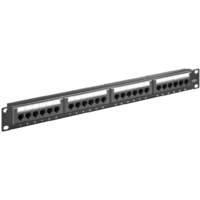 Goobay Goobay UTP patch panel 19" CAT6 24 port (93866) (Goobay 93866)