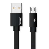 Remax Remax Kerolla Series RC094M USB-A apa - Micro USB apa 2.0 Adat és töltőkábel - Fekete (1m) (RC-094M 1M BLACK)