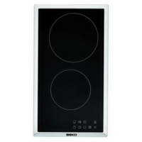 Beko Beko HDMC32400TX főzőlap Rozsdamentes acél Beépített 30 cm Kerámia 2 zóna (HDMC32400TX)