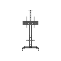 Hagor HAGOR HP Twin Stand HD - cart - for flat panel / AV System / camera - black (8210)