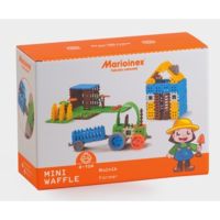 Marioinex Marioinex Mini gofri műanyag építőjáték szett - nagy farm (MX163) (MX163)