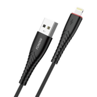 Foneng Foneng X15 USB-A - Lightning adat- és töltőkábel 1.2m fekete (6970462512318) (6970462512318)