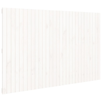 vidaXL fehér tömör fenyőfa fali fejtámla 185 x 3 x 110 cm (824964)