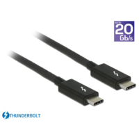 DeLock Delock Thunderbolt 3 USB-C összekötő kábel 1,5m fekete (84846) (d84846)