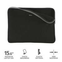 TRUST TRUST Notebook tok 21248, Primo Soft Sleeve for 15.6" laptops - black (21248)
