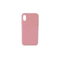 TokShop Apple iPhone X / XS, Műanyag hátlap védőtok, bőrbevonattal, gyári jellegű, pink (PSPM020876)