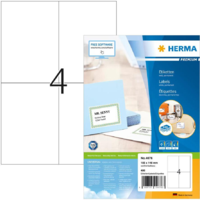 HERMA HERMA Etiketten Premium A4 weiß 105x148 mm Papier 400 St. (4676)