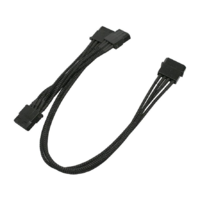Nanoxia Kabel Nanoxia 4-Pin auf 3 x 4-Pin, 30 cm, schwarz (NX43A30)