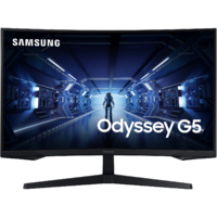 SAMSUNG Samsung Odyssey G5 G55T számítógép monitor 81,3 cm (32") 2560 x 1440 pixelek Quad HD LED Fekete (LC32G54TQBUXEN)