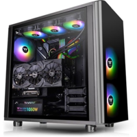 Thermaltake Thermaltake View 31 TG ARGB táp nélküli ablakos ATX számítógépház fekete (CA-1H8-00M1WN-02)