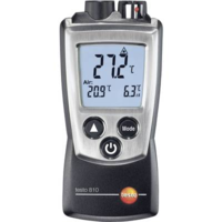 testo Testo 810 Infra hőmérő, távhőmérő és levegő, gáz hőmérő egyben 6:1 optikával -30-tól +300 °C-ig Testo 0560 0810 (0560 0810)