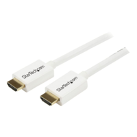 StarTech StarTech.com 7m/23 ft CL3 Rated HDMI Cable with Ethernet, In Wall Rated HDMI Cable 4K 30Hz, UHD High Speed HDMI Cable 10.2 Gbps Bandwidth, 4K Ultra HD HDMI 1.4 Video / Display Cable, 30AWG - Long White HDMI Cable - HDMI cable - 7 m (HD3MM7MW)