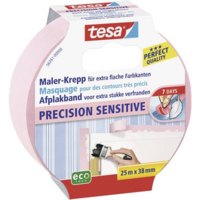 Tesa Tesa maszkolószalag, fedő, festőszalag 25 m x 38 mm rózsaszín tesa® Maler-Krepp Precision Sensitive 56261 (56261)