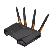 Asus ASUS TUF-AX4200 vezetéknélküli router Gigabit Ethernet Kétsávos (2,4 GHz / 5 GHz) Fekete (90IG07Q0-MU9100)