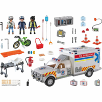 Playmobil Playmobil Cty Action - US Ambulance mentőjármű (70936)