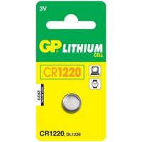 GP GP CR1220 Litium gombelem 3V 5db-os (114520) (GP 114520)