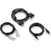 TrendNet TRENDnet Kabelset DVI-I, USB und Audio KVM TK-232DV 3m (TK-CD10)