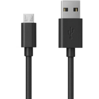 Realpower RealPower Datenkabel schwarz USB-A auf Micro USB (255651)