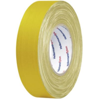 HellermannTyton Téphető szövetbetétes ragasztószalag, gaffer tape 10 m x 19 mm, sárga színű HellermannTyton HelaTape (712-00202)