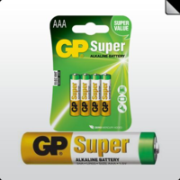 GP GP 1.5V Super alkáli 24A mini ceruza (AAA) elem (4db/blister) (GP24A-2U4) (GP24A-2U4)