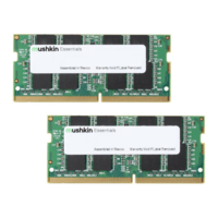 Mushkin Mushkin Essentials - DDR4 - kit - 32 GB: 2 x 16 GB - SO-DIMM 260-pin - 2400 MHz / PC4-19200 - unbuffered (MES4S240HF16GX2)
