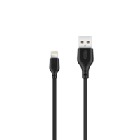 XO XO NB103 USB-A - Lightning kábel 2m fekete (NB-103 Lightning, fekete 2m)