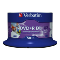 Verbatim Verbatim 43703 írható DVD 8,5 GB DVD-R 50 dB (43703)
