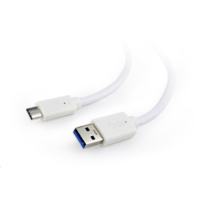 Gembird Gembird Cablexpert USB 3.0 AM --> Type-C (AM/CM) kábel 3m fehér (CCP-USB3-AMCM-W-10) (CCP-USB3-AMCM-W-10)