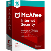 McAfee McAfee Internet Security - 10 eszköz / 1 év MIS00IEUXRAP6 elektronikus licenc