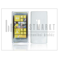S-line Nokia Lumia 920 szilikon hátlap - S-Line - fehér (PT-834)