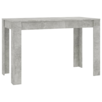 vidaXL betonszürke forgácslap étkezőasztal 120 x 60 x 76 cm (800436)