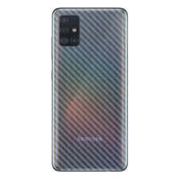 Imak IMAK hátlapvédő fólia (karcálló, ujjlenyomat mentes, full cover, karbon minta) ÁTLÁTSZÓ [Samsung Galaxy A51 (SM-A515F)] (5996457965601)