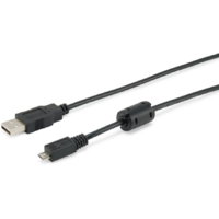 Equip Equip 128596 USB kábel 1 M USB 2.0 USB A Micro-USB B Fekete (128596)