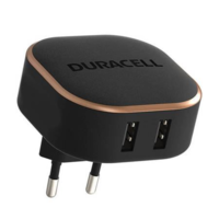 Duracell Duracell 2xUSB-A hálózati töltő 24W fekete (DRACUSB16-EU) (DRACUSB16-EU)
