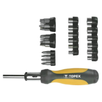 Topex Topex csavarhúzó készlet, racsnis, 29 db (39D356) (39D356)