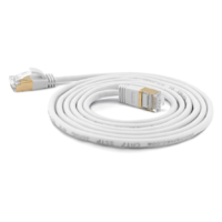 Wantec Wantec Patchkabel SSTP CAT7 Ste. CAT6a d=4mm 15,00m weiß (7124)