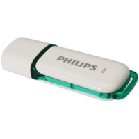 Philips Philips FM08FD70B/10 USB flash meghajtó 8 GB USB A típus 2.0 Zöld, Fehér (FM08FD70B/12)