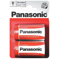 Panasonic Panasonic 1.5V D elem cink-szén (2db / csomag) (R20RZ/2BP) (R20RZ/2BP)