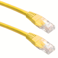 Gembird Gembird Cablexpert UTP CAT5e patch kábel 0.25m sárga (PP12-0.25M/Y) (PP12-0.25M/Y)