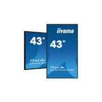 Iiyama iiyama LH4341UHS-B2 tartalomszolgáltató (signage) kijelző 108 cm (42.5") LCD 500 cd/m² 4K Ultra HD Beépített processzor Android 8.0 18/7 (LH4341UHS-B2)