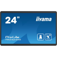 Iiyama iiyama TW2424AS-B1 tartalomszolgáltató (signage) kijelző Laposképernyős digitális reklámtábla 60,5 cm (23.8") Wi-Fi 250 cd/m² 4K Ultra HD Fekete Érintőképernyő Beépített processzor Android 24/7 (TW2424AS-B1)