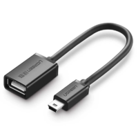 UGREEN UGREEN US249 OTG- mini USB adapter, fekete (10383) (U10383)