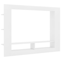 vidaXL fehér forgácslap TV-szekrény 152 x 22 x 113 cm (800738)