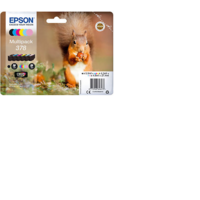 Epson Epson Squirrel C13T37884020 tintapatron 1 dB Eredeti Standard teljesítmény Fekete, Cián, Világos ciánkék, Magenta, Világos magenta, Sárga (C13T37884020)