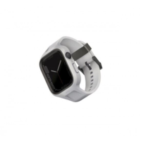 Uniq Uniq Monos Apple Watch 44/45mm hibrid szíj tok szürke (UNIQ-45MM-MONOSGRY) (UNIQ-45MM-MONOSGRY)